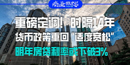解读时隔14年货币政策重回“适度宽松”：我的深度剖析