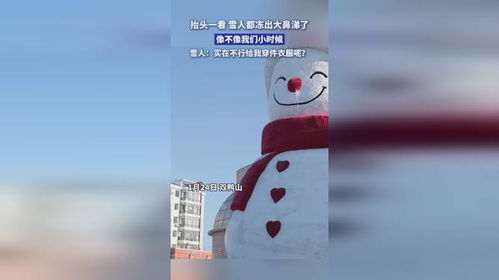 雪人的大鼻涕与消防员的冰柱：寒冬中的温暖瞬间