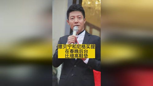 撒贝宁与尼格买提：春晚后台的欢乐瞬间