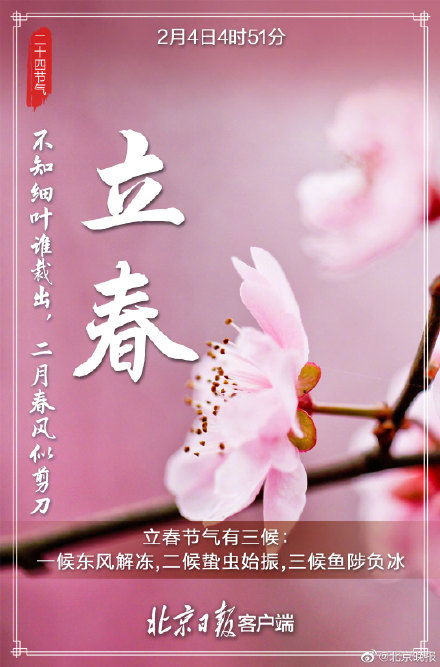 立春：我与春天的约会