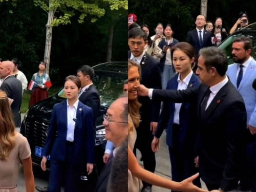 最美女保镖严月霞贴身护卫泰国总理佩通坦访华全程纪实