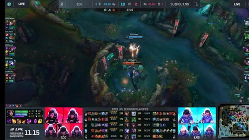 EDG3:0轻松击败LNG：一场热血沸腾的电竞盛宴