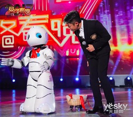 撒贝宁春晚整活：机器人穿花马甲背后的科技与幽默