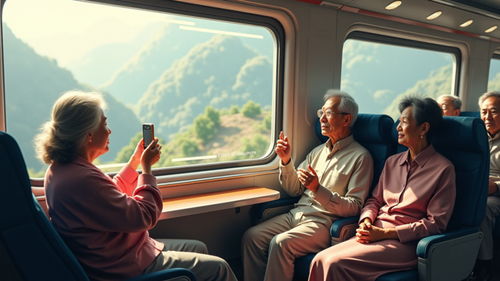 银发旅游列车来了！跟着他一起感受老年旅行的新方式