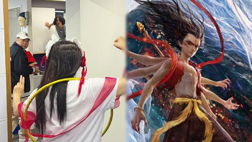 周星驰cos哪吒连喊10遍想看，100秒盘点《哪吒》中致敬星爷的片段