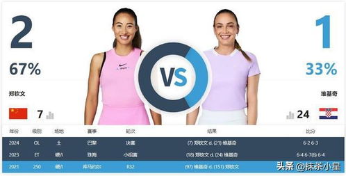 郑钦文迎战斯特恩斯：一场值得期待的对决