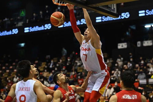 中国男篮42分大胜日本，六人得分上双！