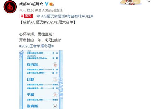 成都AG超玩会轮换公告背后：选手与团队的深度解析