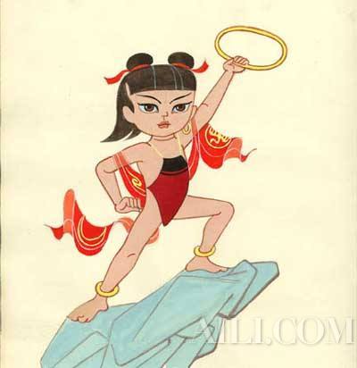 00后女生扎哪吒头舞红缨枪真飒：传统文化与青春的碰撞