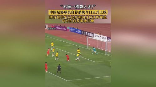 足协球员自荐系统上线，小李的追梦之旅从这里开始