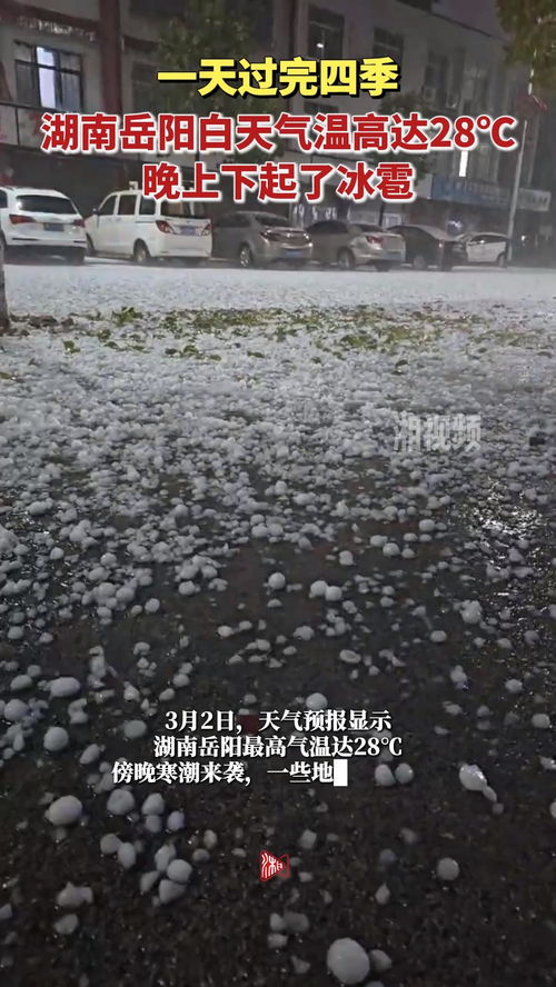 岳阳突降冰雹！亲历者讲述震撼瞬间