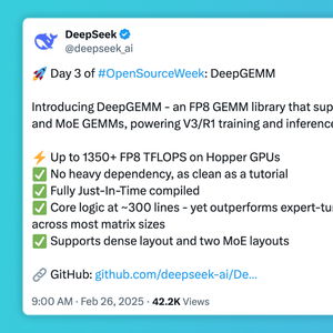 深度参与DeepSeek开源周：见证国产AI企业的技术革新