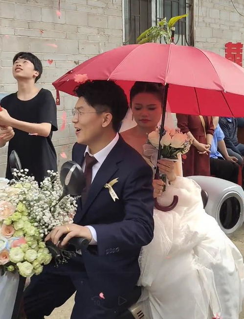 新郎接亲女方家人鲜花相迎：一场别样的浪漫婚礼