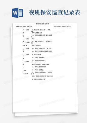 夜班保安的观察笔记：那些藏在深夜里的故事