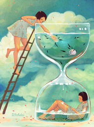 沙漏的独白：一个人走过海边的孤独心声