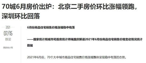 70城房价公布，释放了哪些重要信号？