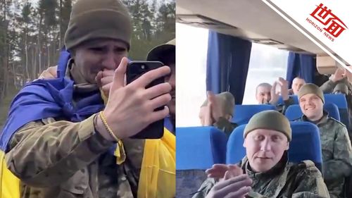 俄乌战俘交换：获释乌士兵哽咽给母亲打电话的感人瞬间