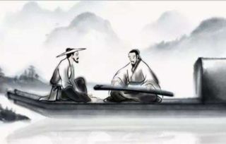 曲高和寡有知音，高山流水慢抚琴