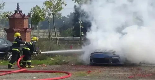 扫墓放鞭炮引燃真车烧成空壳：悲剧背后的警示