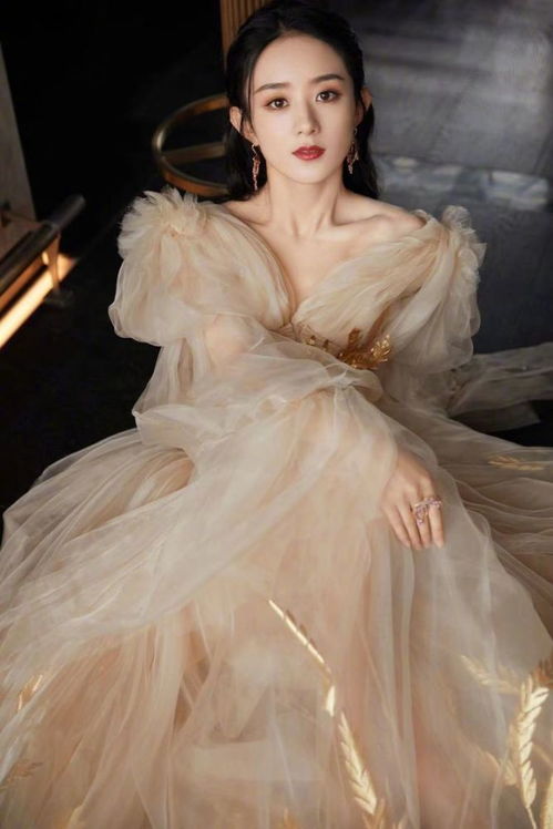 赵丽颖第十套高定：优雅与复古的完美碰撞