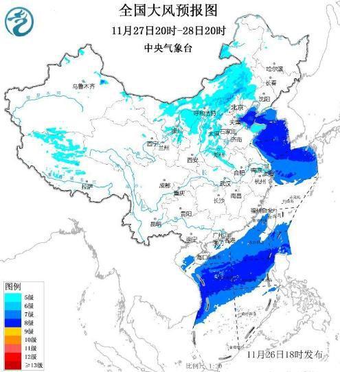 华北大风到哪了？周末最强阵风可达10级！