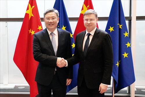 王文涛会见欧盟官员，送出“特别礼物”，中欧经贸合作新篇章