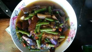 无水无油的长缸豆炒茄子，香到舔盘的秘密大公开