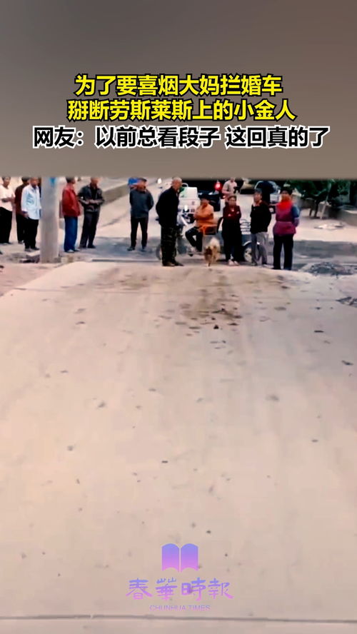男子拦劳斯莱斯索要喜烟，竟扬言掰断小金人？真相令人深思