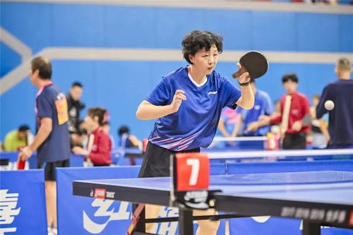 乒乓球赛场上的激烈对决