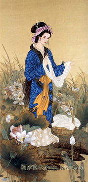 画中的古代女子形象