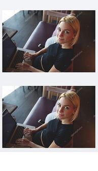 一位年轻女性正在工作