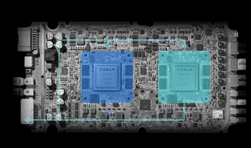 特斯拉自研芯片对比图