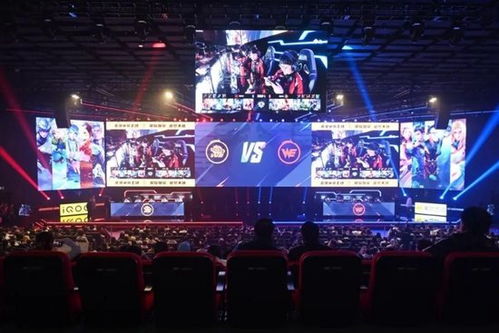 电竞赛场上的激烈对决