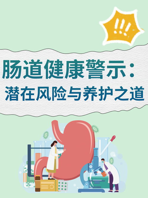肠道健康宣传图