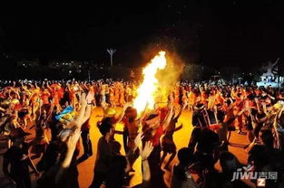 模拟的远古篝火场景