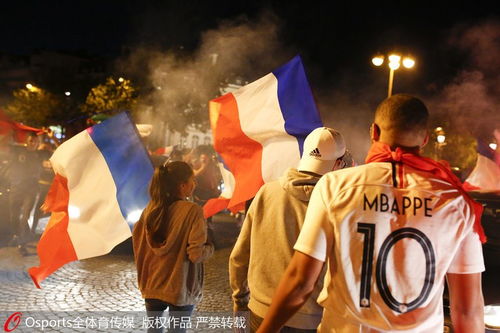 球迷在比赛中庆祝进球