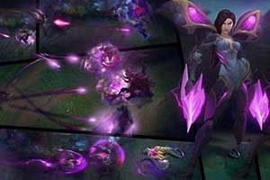 游戏中卡莎的炫彩效果