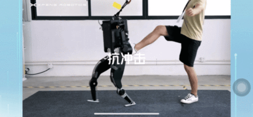小鹏AI人形机器人展示场景