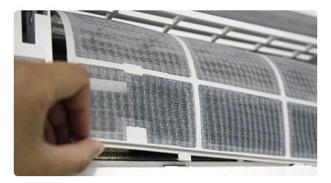 清洁空调滤网