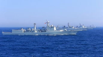 中国海军舰艇编队