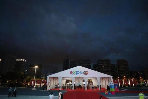 消博会黄金展区热闹非凡