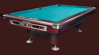 一张标准的斯诺克球桌