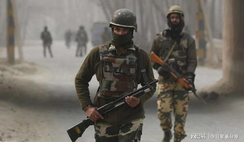 印巴边境冲突画面