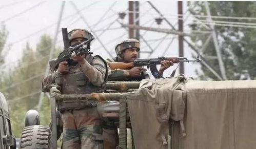 印度与巴基斯坦边境士兵对峙