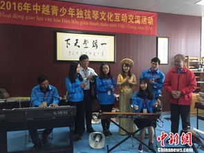 中越文化交流场景照片