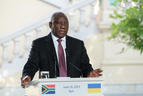 泽连斯基与拉马福萨会谈