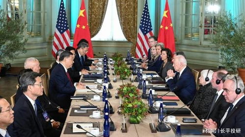 中美元首会面场景