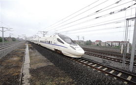 一辆高速行驶的列车