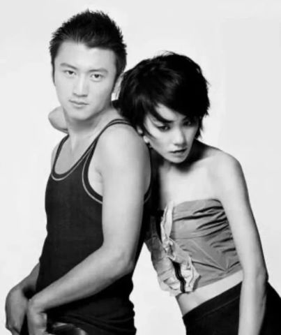 王菲谢霆锋合影