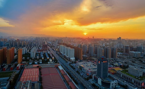 城市一角的风景